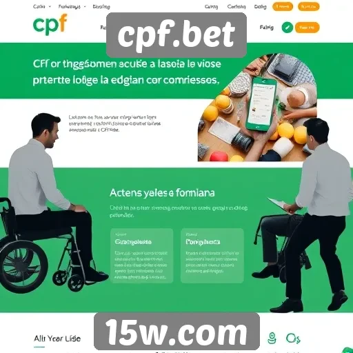 Acessibilidade e usabilidade do site cpf.bet